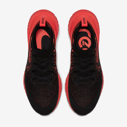 Nike Epic React Flyknit 2 - Black/Black-Bright Crimson