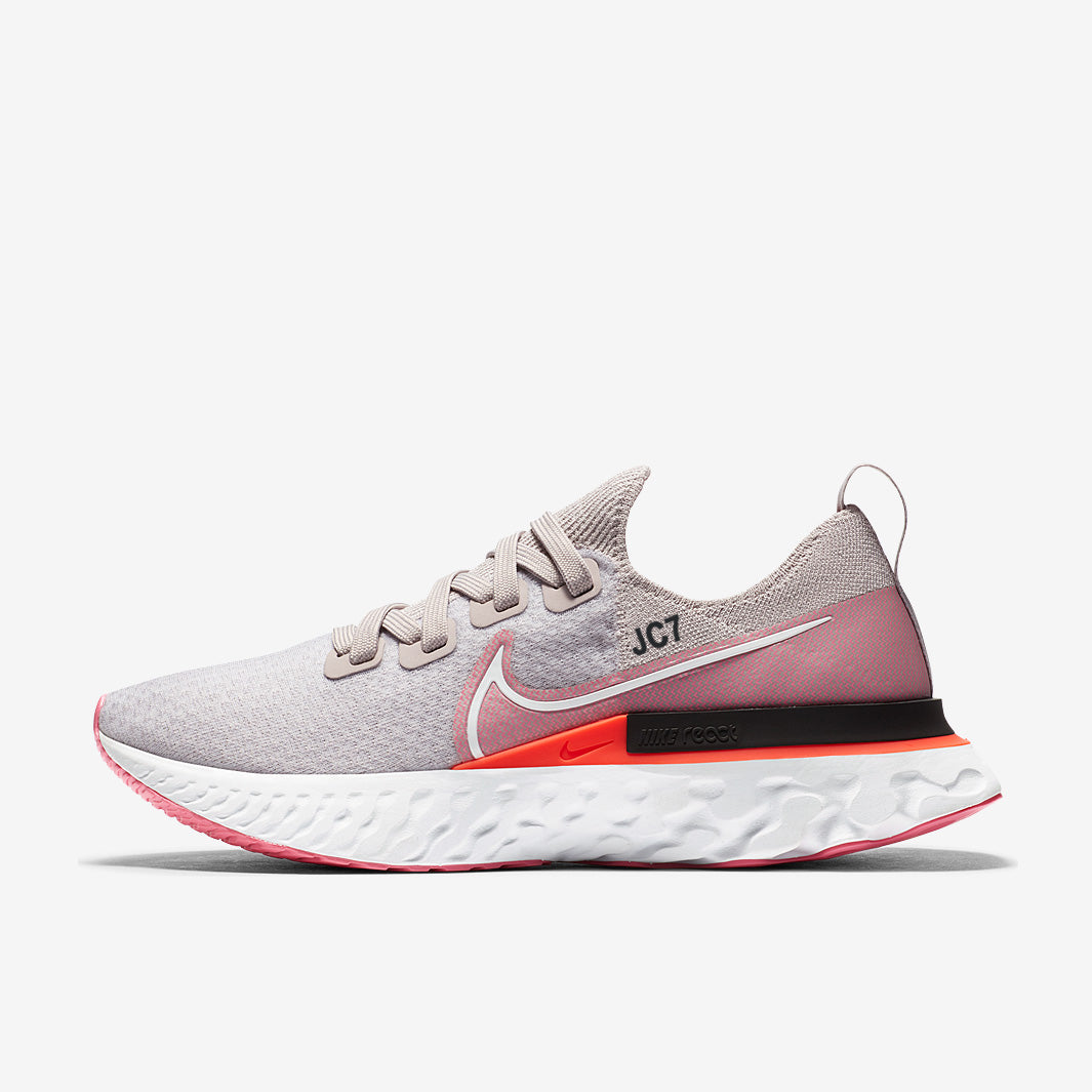 Nike Womens React Infinity Run Flyknit - Violet Ash/White