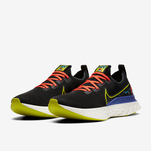 Nike React Infinity Run Flyknit A.I.R. Chaz Bundick - Black/Bright Cactus-Sail