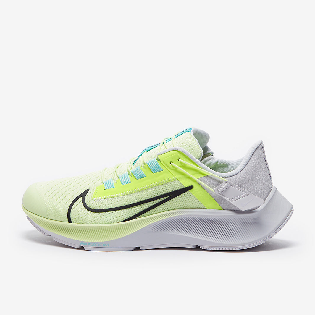 Nike Womens Air Zoom Pegasus 38 FlyEase - Barely Volt/Black-Volt