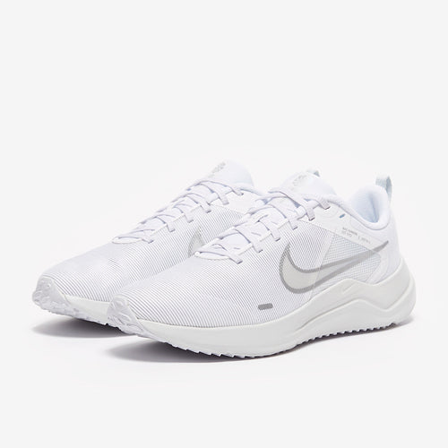 Nike Womens Downshifter 12 - White/Metallic Silver