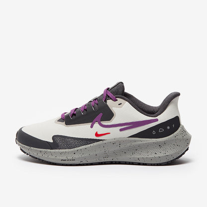 Nike Womens Air Zoom Pegasus 39 Shield - Light Bone/Vivid Purple