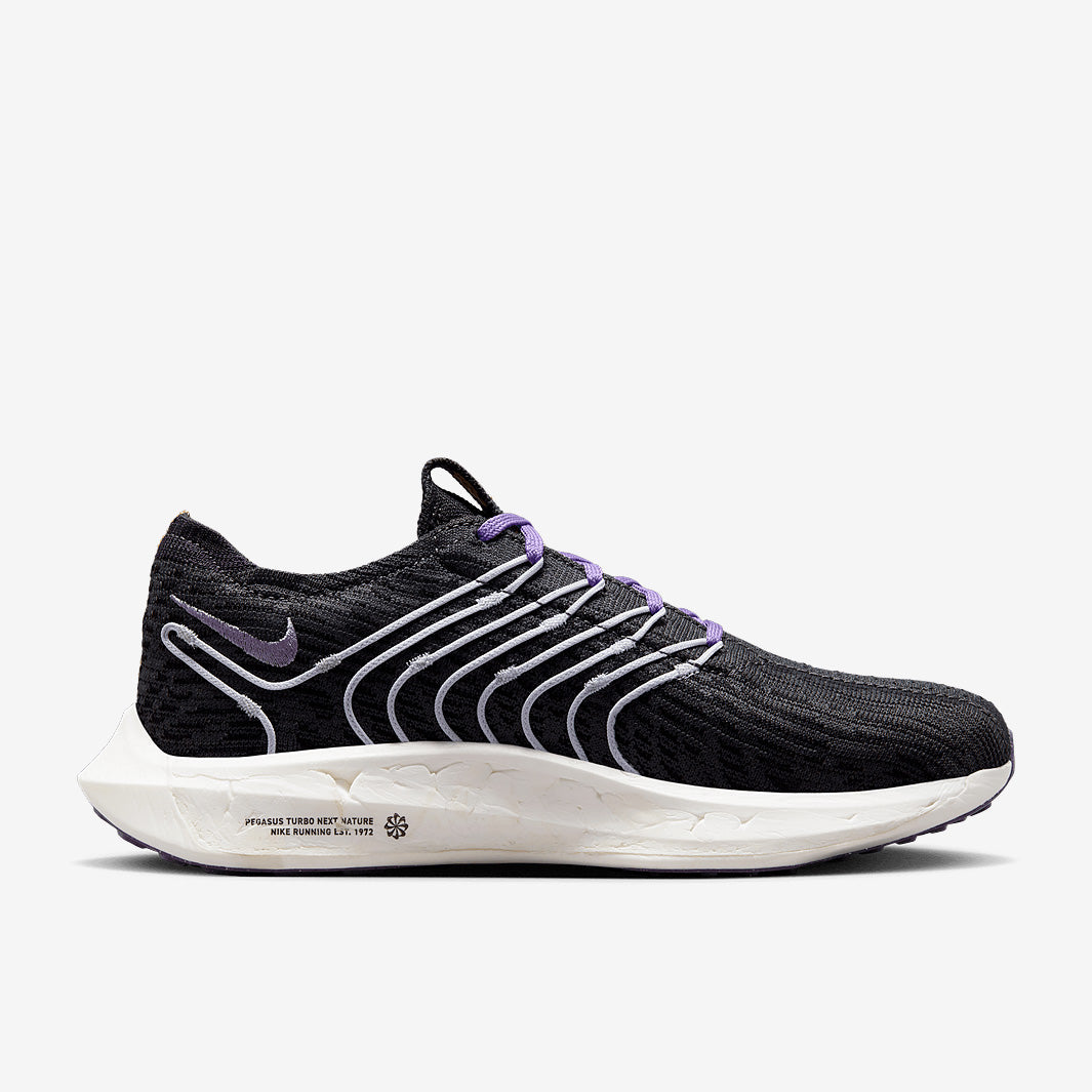 Nike Womens Pegasus Turbo Next Nature - Black/Peach Cream-Anthracite