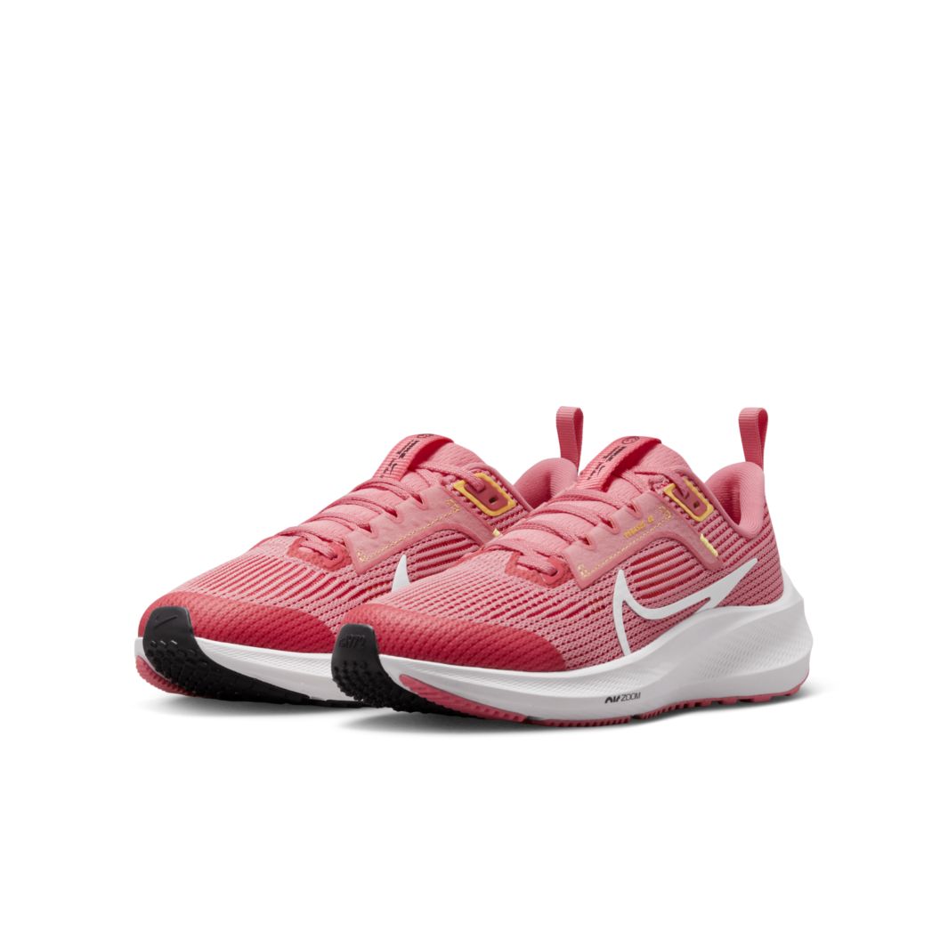 Nike Older Kids Pegasus 40 (GS) - Coral Chalk-Citron Pulse
