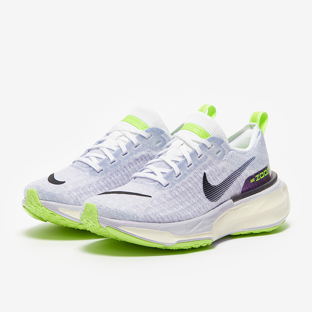 Nike Womens ZoomX Invincible Run Flyknit 3 - White/Black-Blue Tint