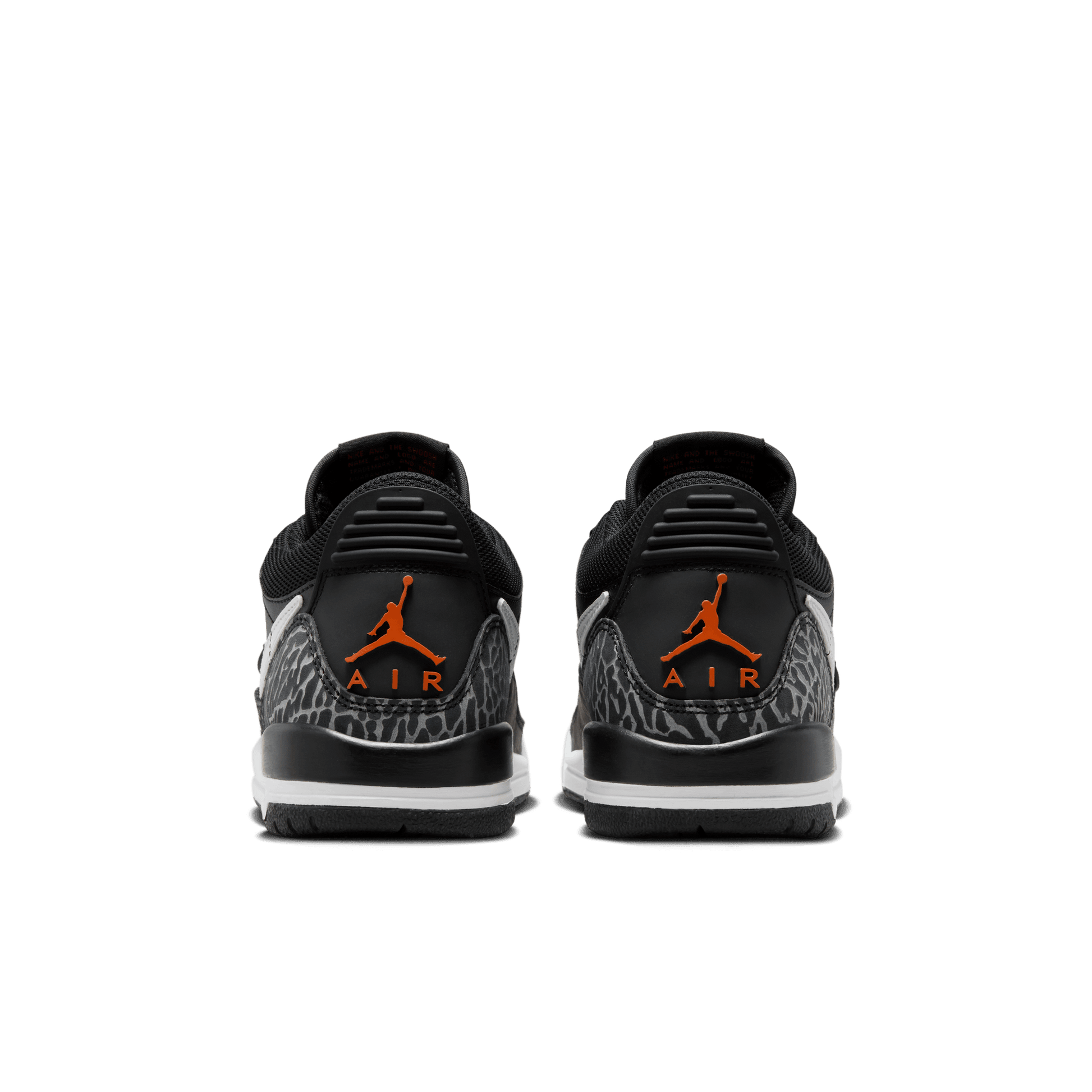 Big Kids' Air Jordan Legacy 312 Low "Black White Safety Orange"