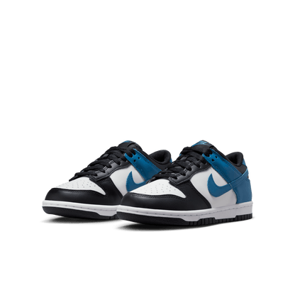 Big Kids' Nike Dunk Low "Industrial Blue Black White"