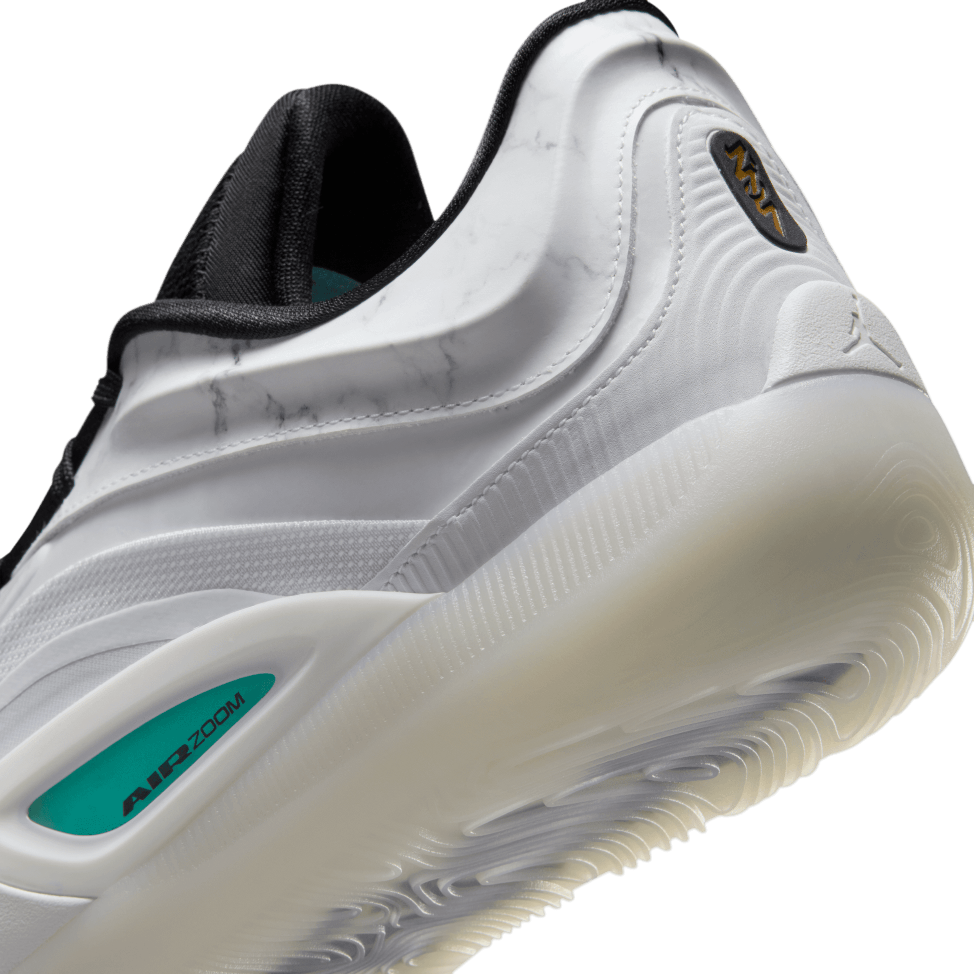 Men's Zion Williamson 4 Basketball Shoe "White Metallic Gold"
