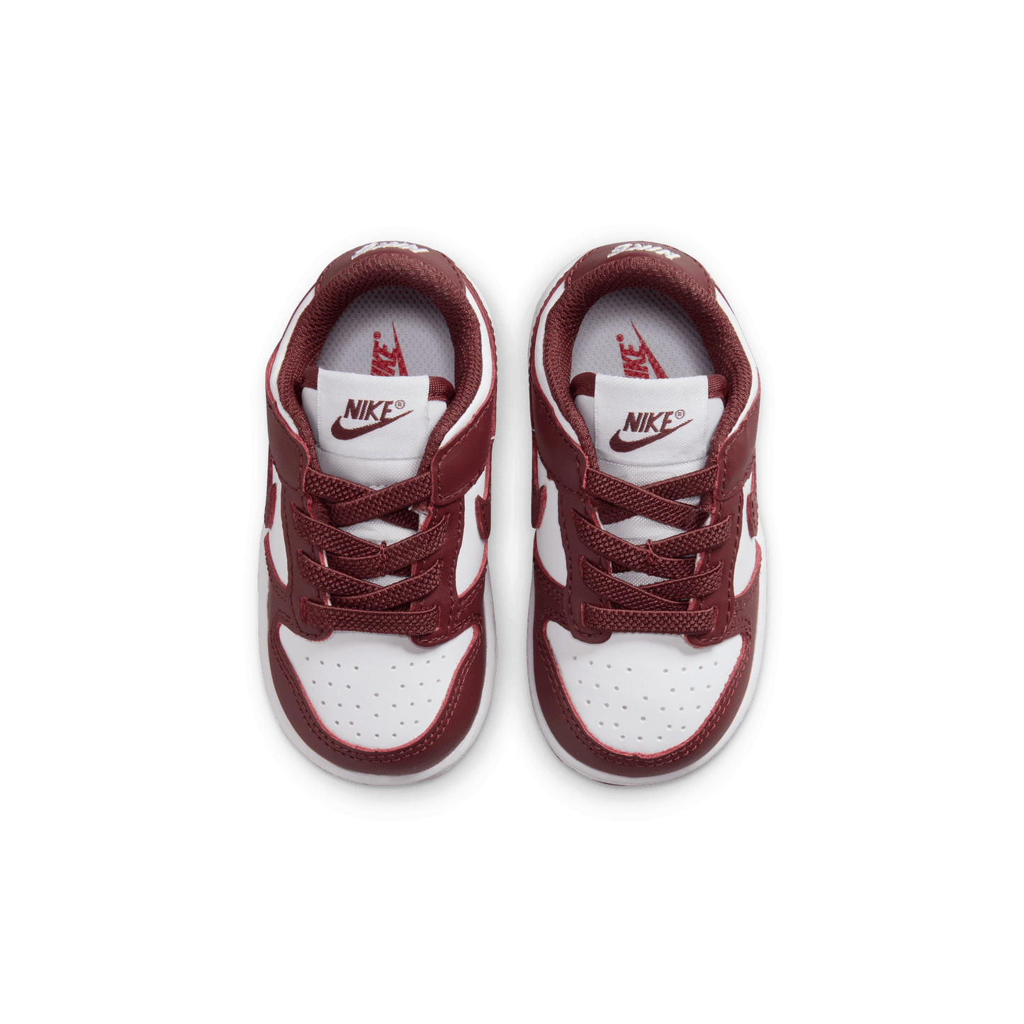 Baby/Toddler Nike Dunk Low "White Gym Red Redwood"