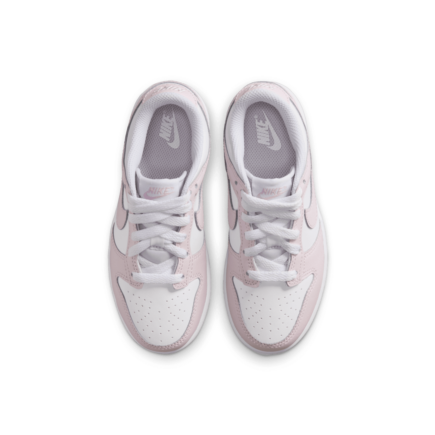 Little Kids' Nike Dunk Low "White Light Violet"