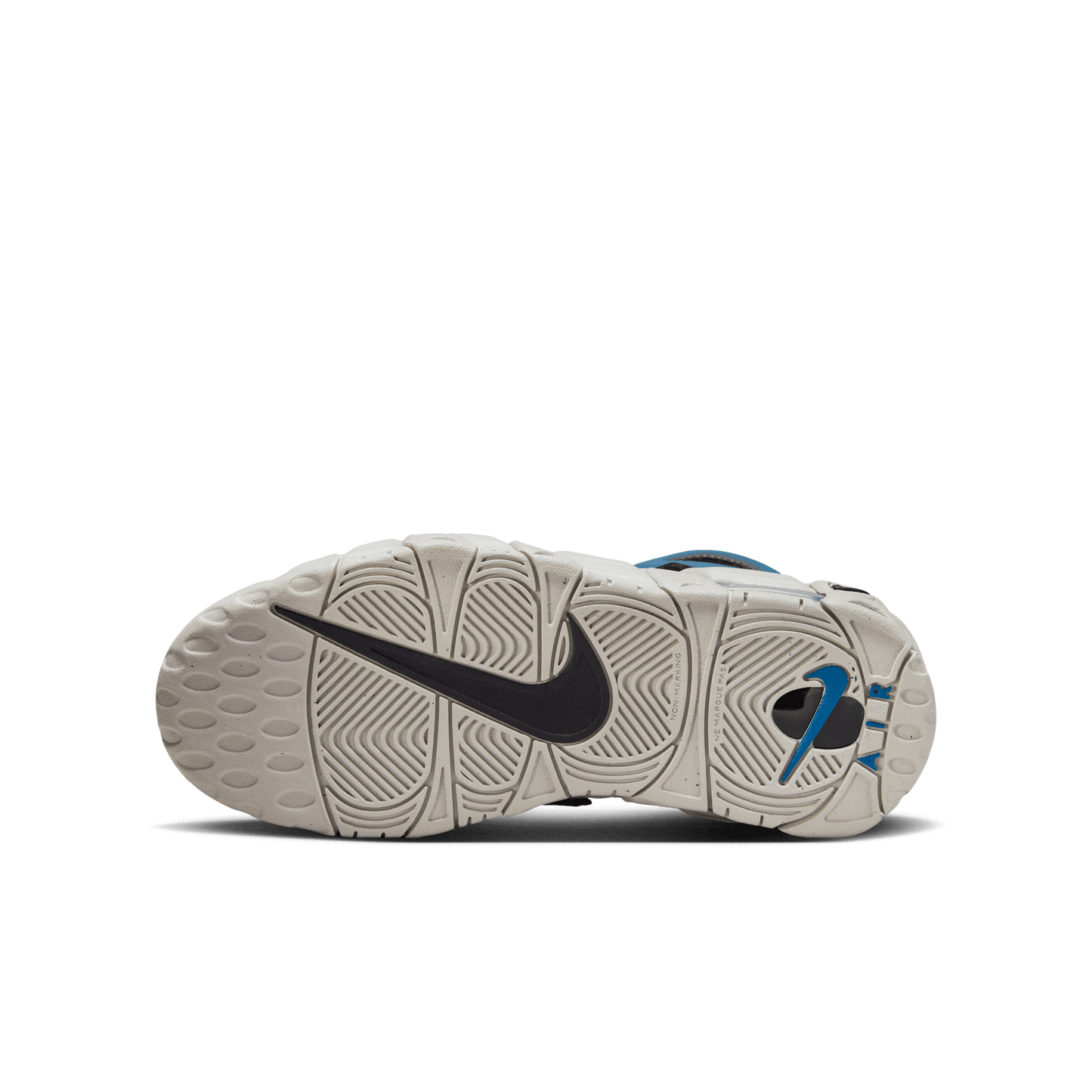 Big Kids' Nike Air More Uptempo "Industrial Blue-Iron Grey"