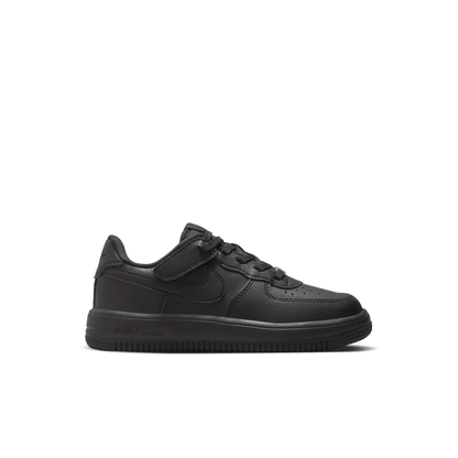 Little Kids' Nike Force 1 Low EasyOn "Triple Black"