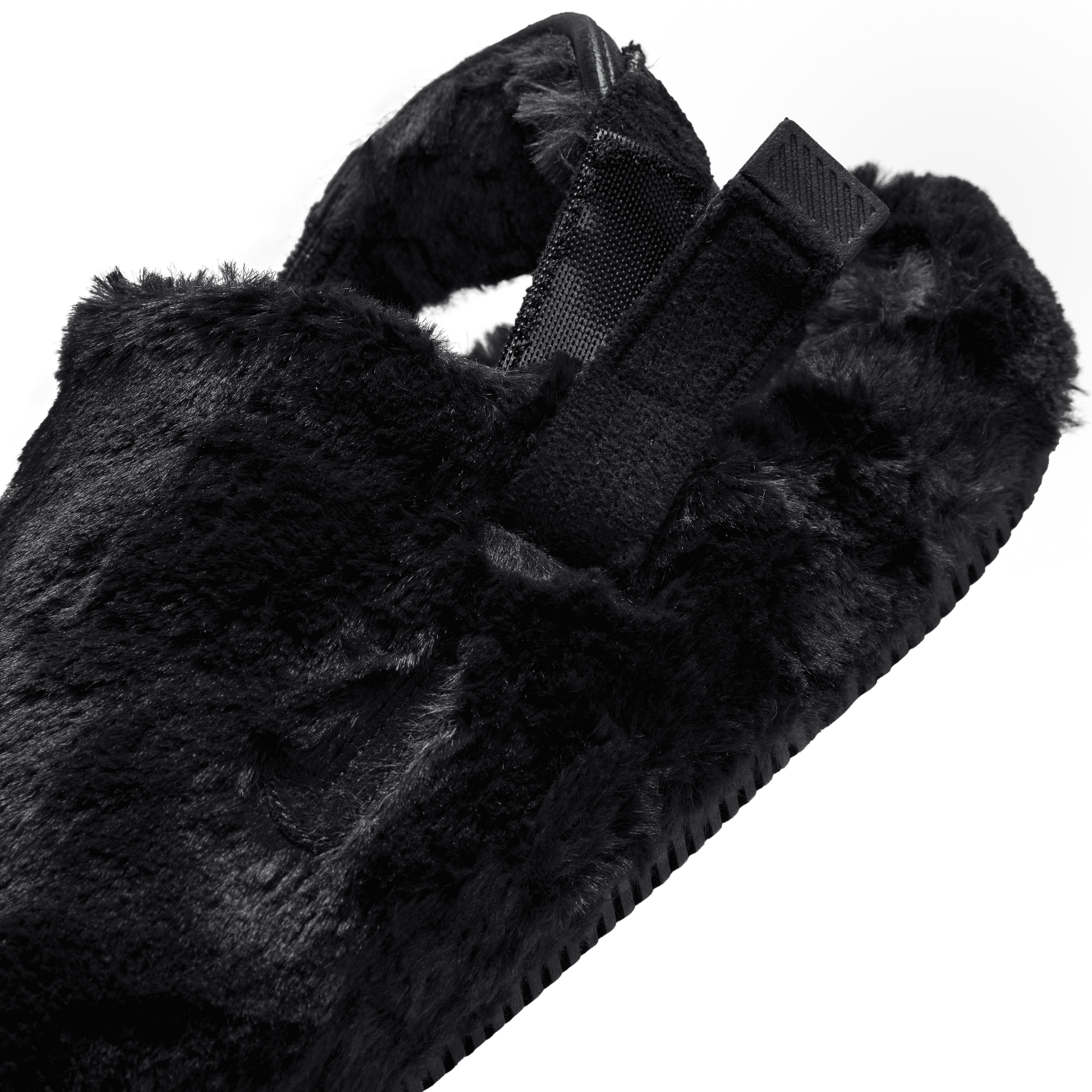 Women's Nike Calm Mule SE NA "Black Fur"