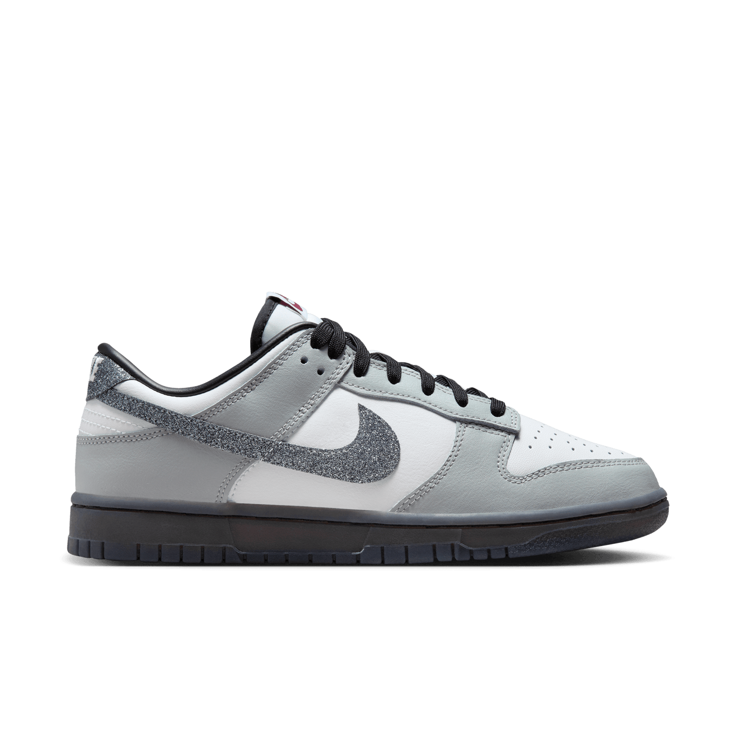 Women's Nike Dunk Low LX "Glitter Swoosh Smoke Grey"