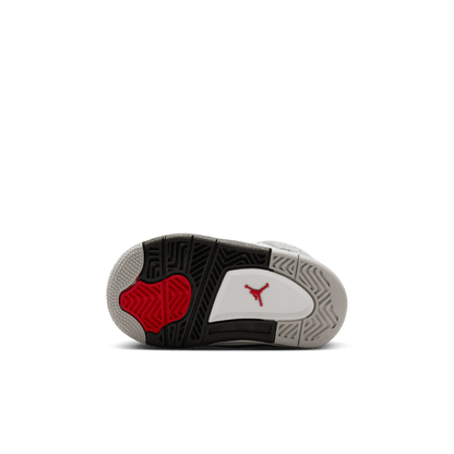 Baby/Toddler Jordan 4 Retro "White Cement" (TD)