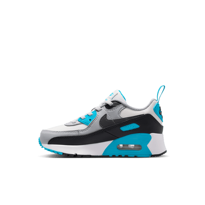 Little Kids' Nike Air Max 90 EasyOn "Platinum Tint Blue Lightning"