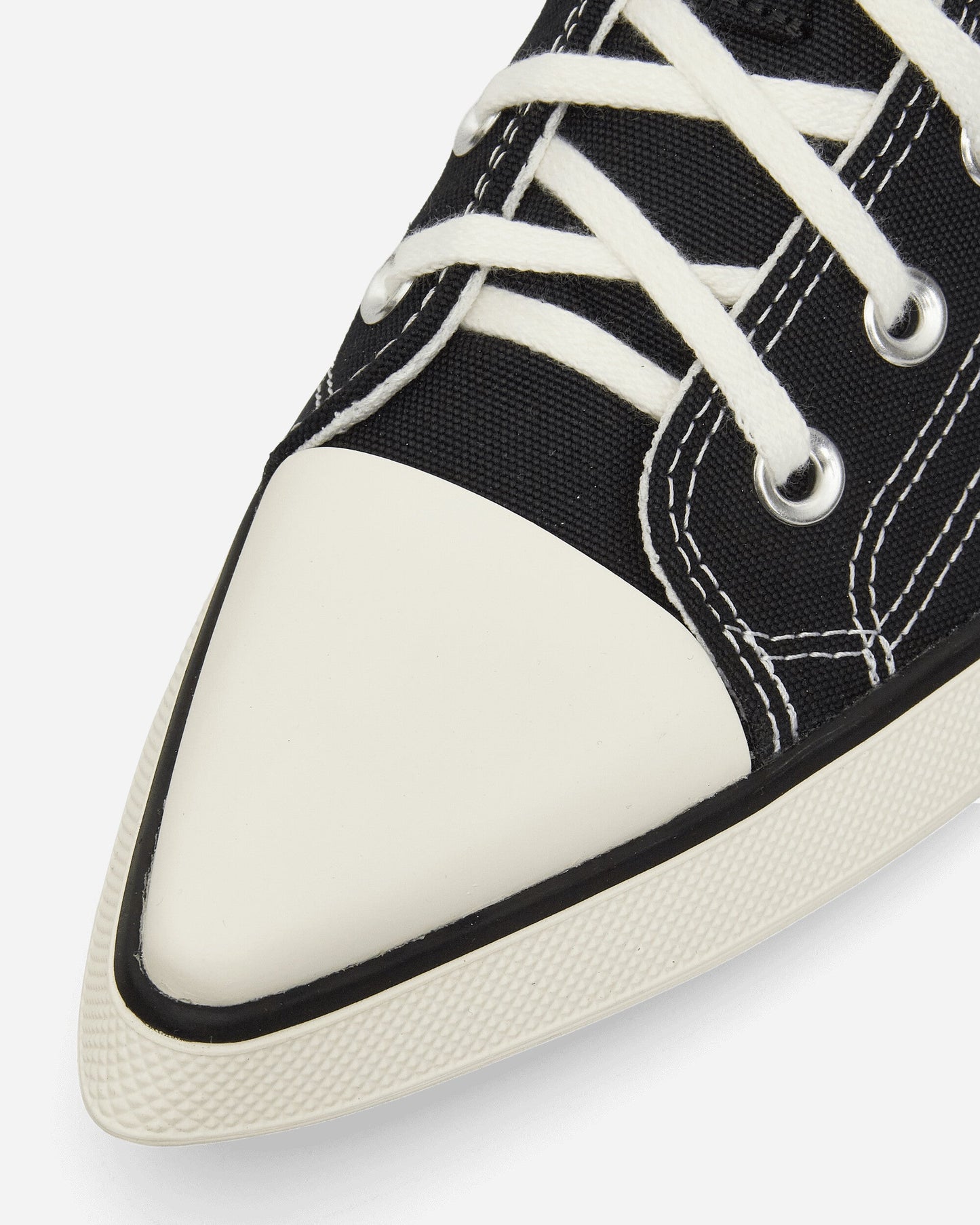 Women's Chuck 70 De Luxe Pointed Mule Heel Platform Sneakers Black