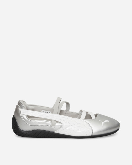 Women's Speedcat Ballet Metallic Shoes Silver / White