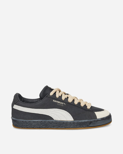 Nahmias Suede Vintage Black Sneakers Flat Dark Gray / Honey Butter