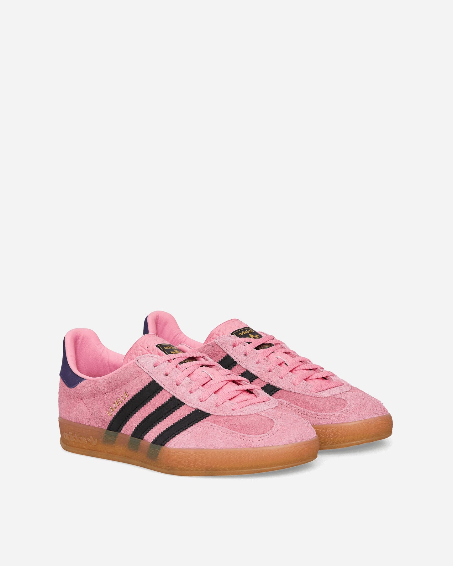 Women's Gazelle Indoor Sneakers Bliss Pink / Core Black / Collegiate Purple