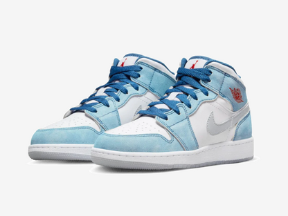 Air Jordan 1 Mid SE French Blue (GS)