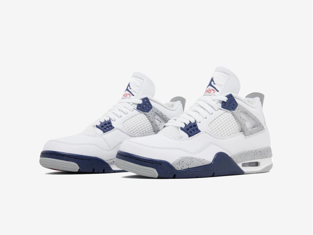Air Jordan 4 White Midnight Navy (PS)