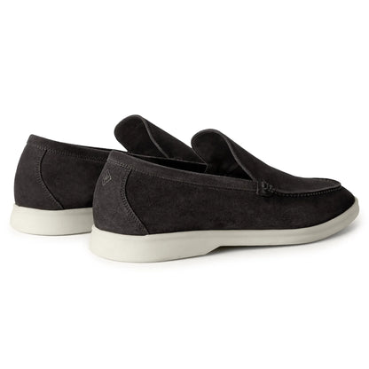 Loro Piana Summer Walk Suede Caviar Loafers