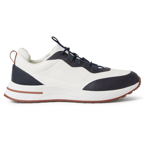 Loro Piana Week End Walk Frost White Sea Linen Mesh Sneaker