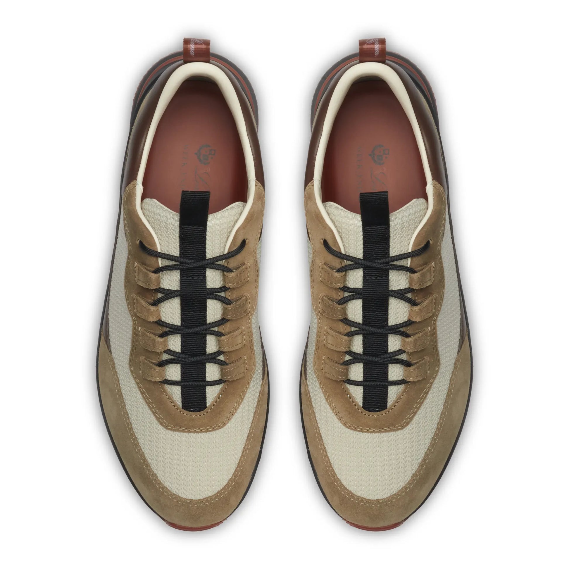 Loro Piana Week End Walk Performance Mesh Crest Sneaker