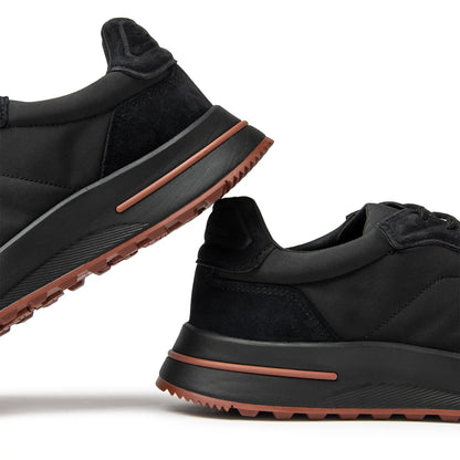 Loro Piana Week End Walk Triple Black Sneaker