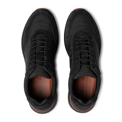 Loro Piana Week End Walk Triple Black Sneaker