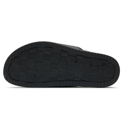 Preloved - Louis Vuitton Miami Mules Black Slides