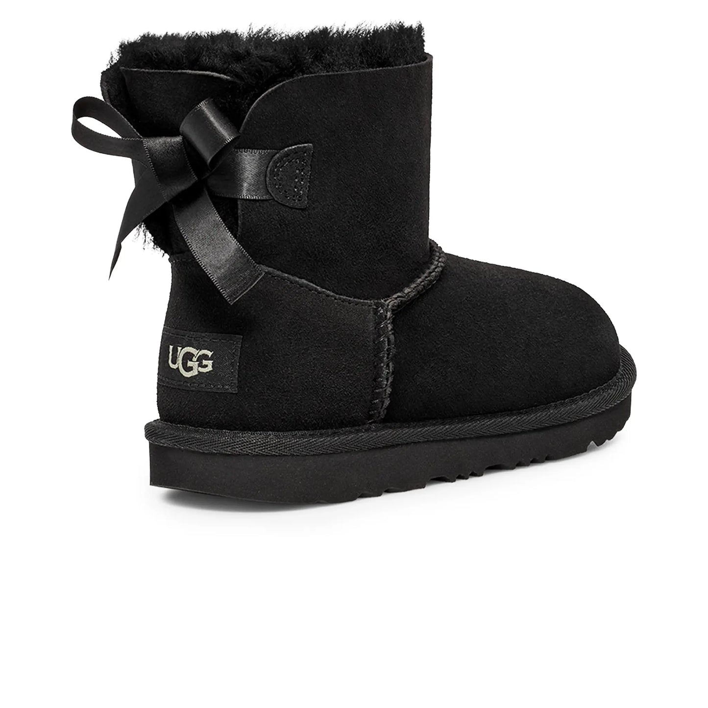 UGG Mini Bailey Bow II Girls Black Boots