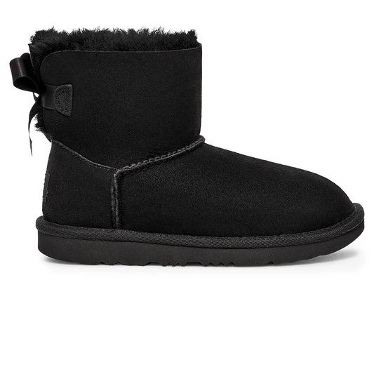 UGG Mini Bailey Bow II Girls Black Boots